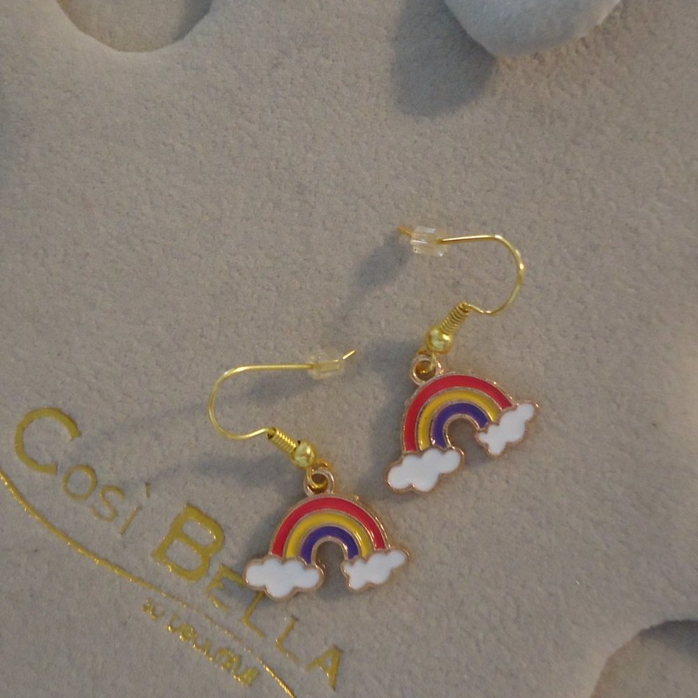 Hanging Rainbow Earrings - Picture 12 of 14